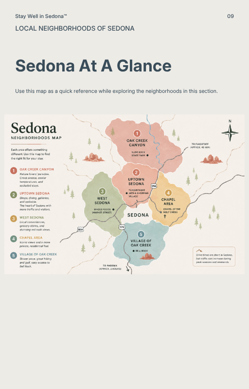 Best Areas to Stay in Sedona for a Restorative Vacation